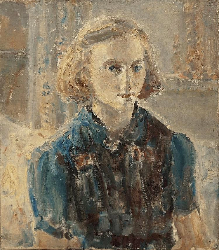 Ethel Walker - 109, Ritratto di una ragazza alla finestra